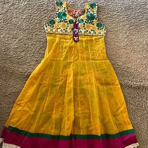 Amazing colorful embroidered dress